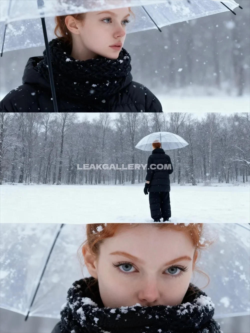Fraoula Redhead In Snowy Scene OnlyFans Photo Leaked