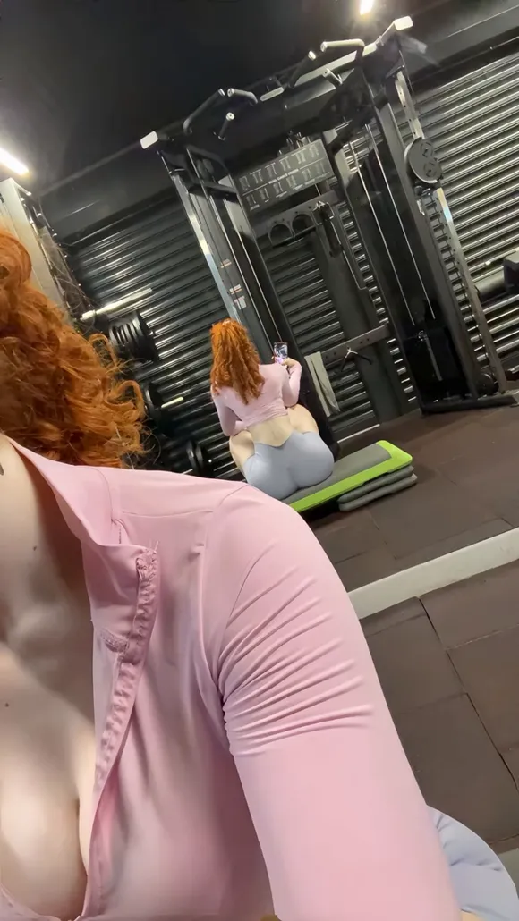 Fraoula Gym Selfie From Behind OnlyFans Video Leaked
