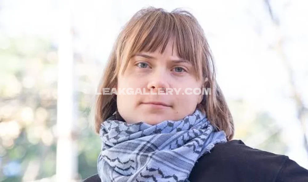 Gretathunberg Face Close Up Portrait OnlyFans Photo Leaked