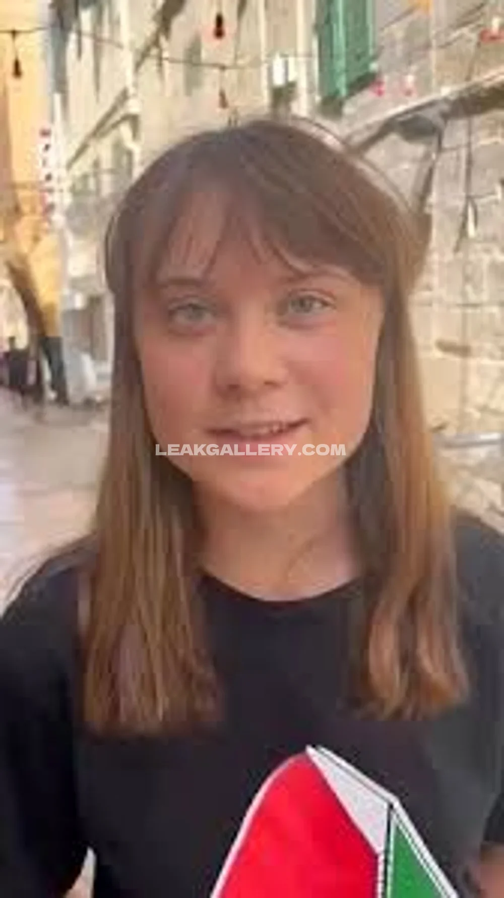Gretathunberg Street Selfie Smile OnlyFans Photo Leaked
