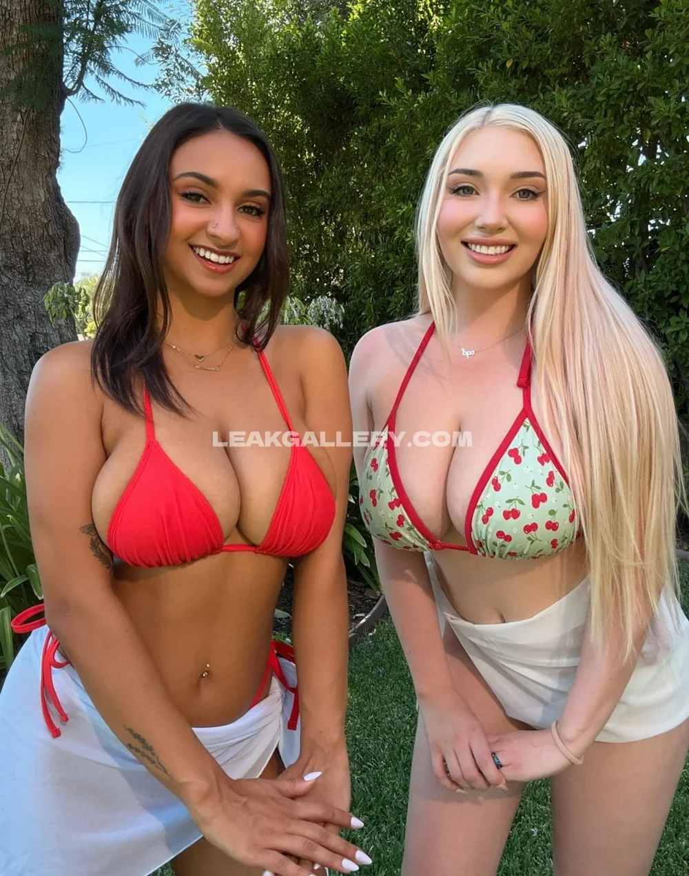Haileyrosexxx Red Bikini Outdoor Pose OnlyFans Photo Leaked