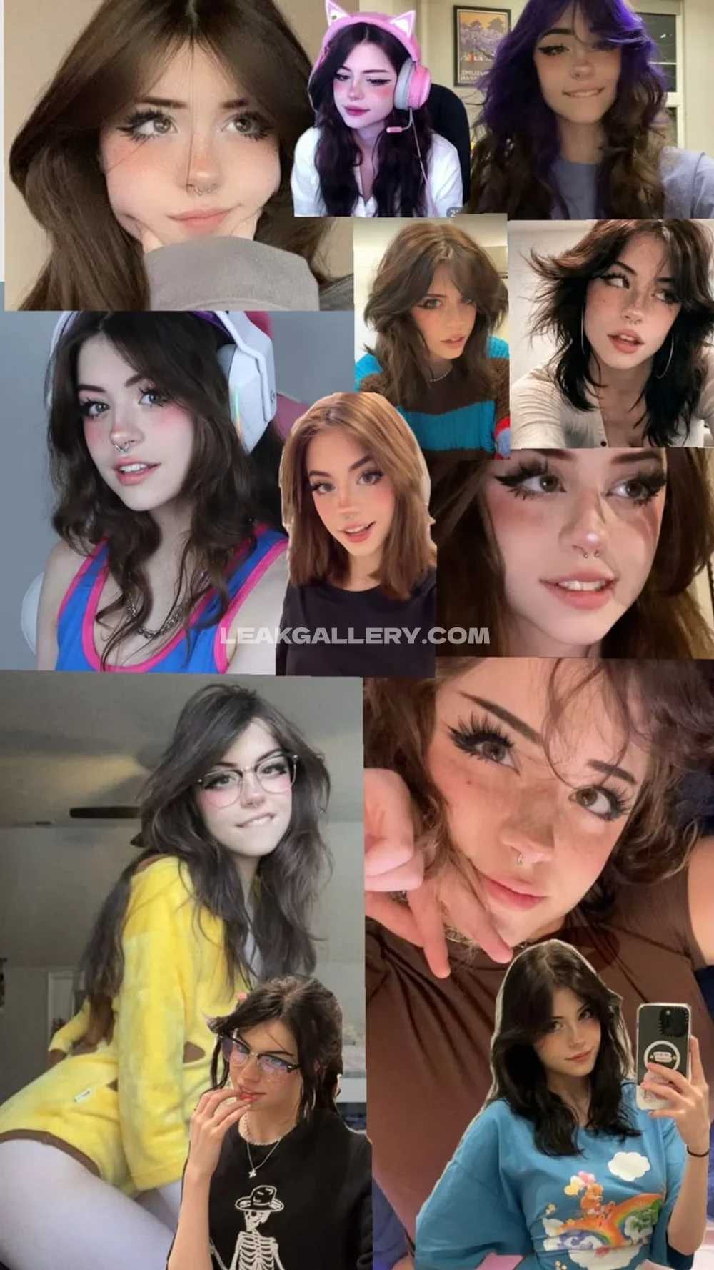 Hannahowo Multiple Selfie Poses OnlyFans Photo Leaked