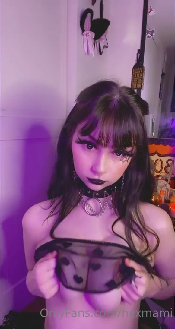 Hexmami Black Lingerie Self Pleasure OnlyFans Video Leaked