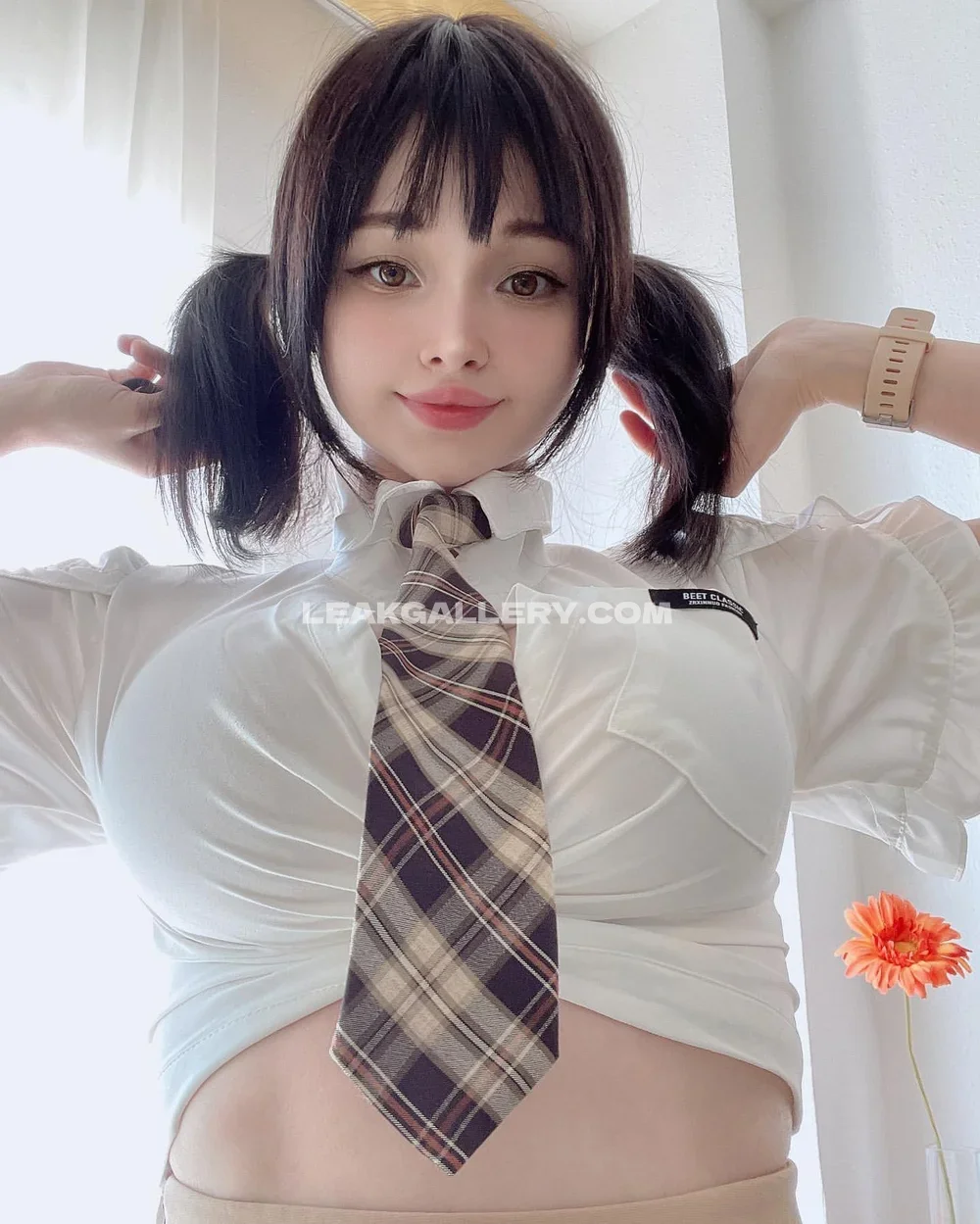 Hidorirose Schoolgirl Top Tease OnlyFans Photo Leaked
