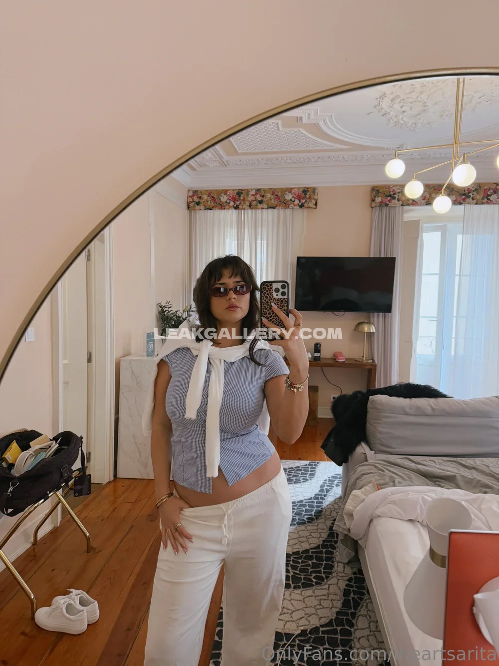 Iheartsarita Mirror Selfie In Casual Wear OnlyFans Photo Leaked