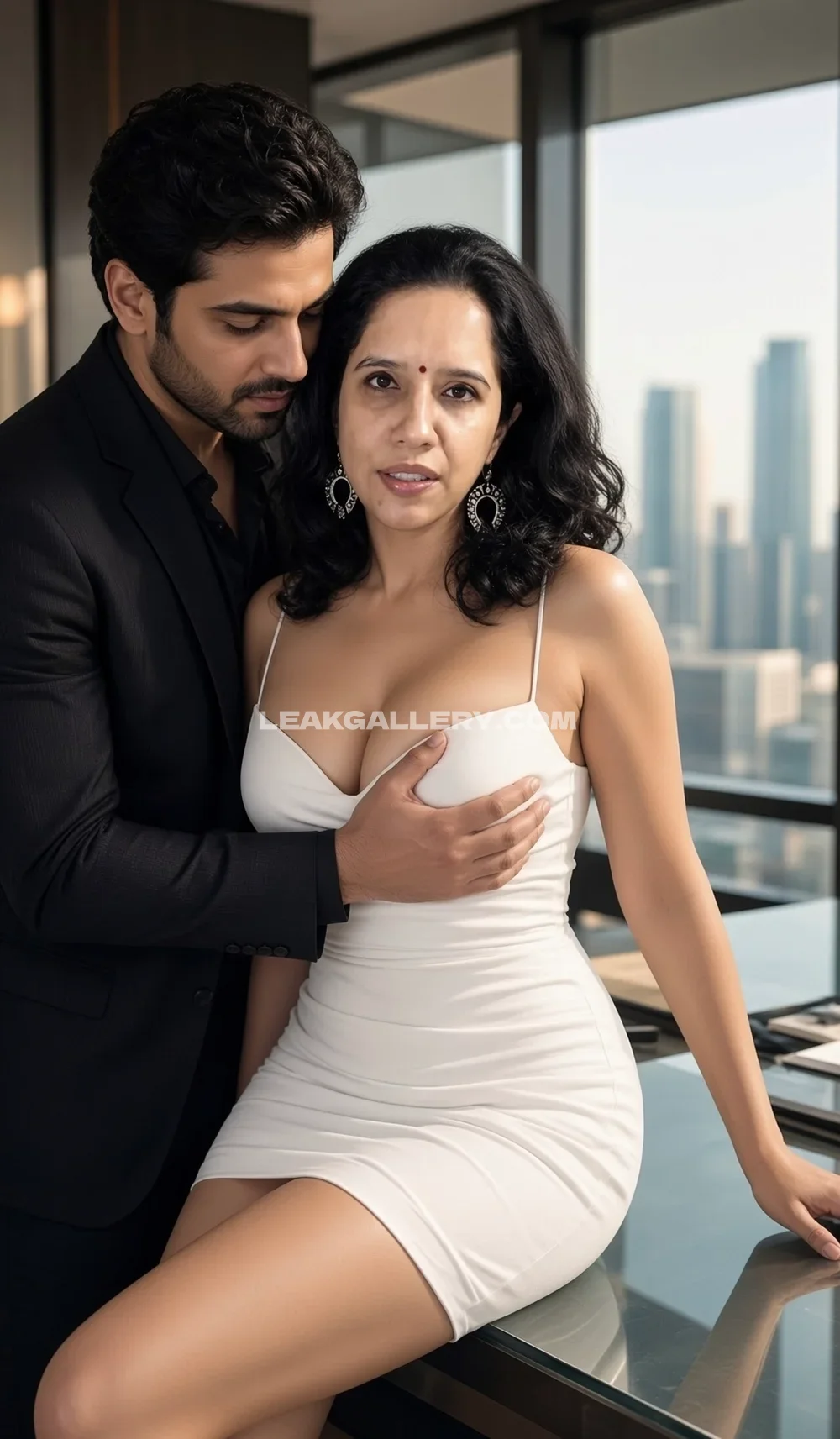 Indian_diva White Dress Embrace OnlyFans Photo Leaked