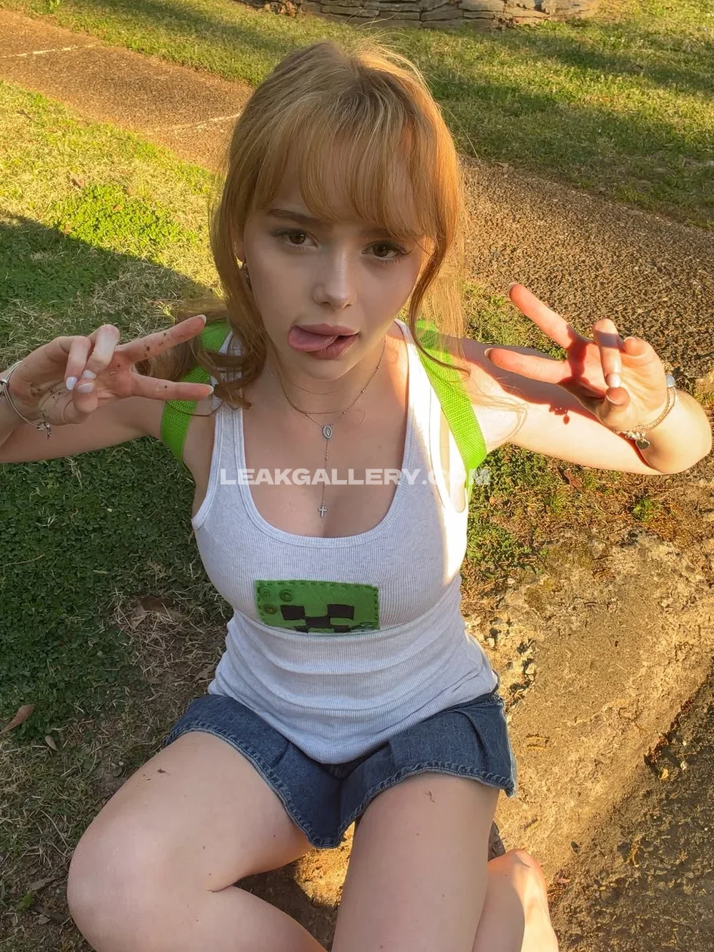 Itsblushdoll Outdoor Selfie With Tongue OnlyFans Photo Leaked