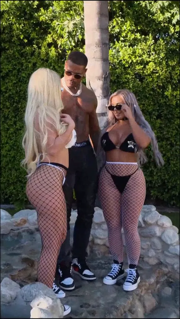 Itshayleydavies Fishnet Bikini Outdoor Pose OnlyFans Video Leaked