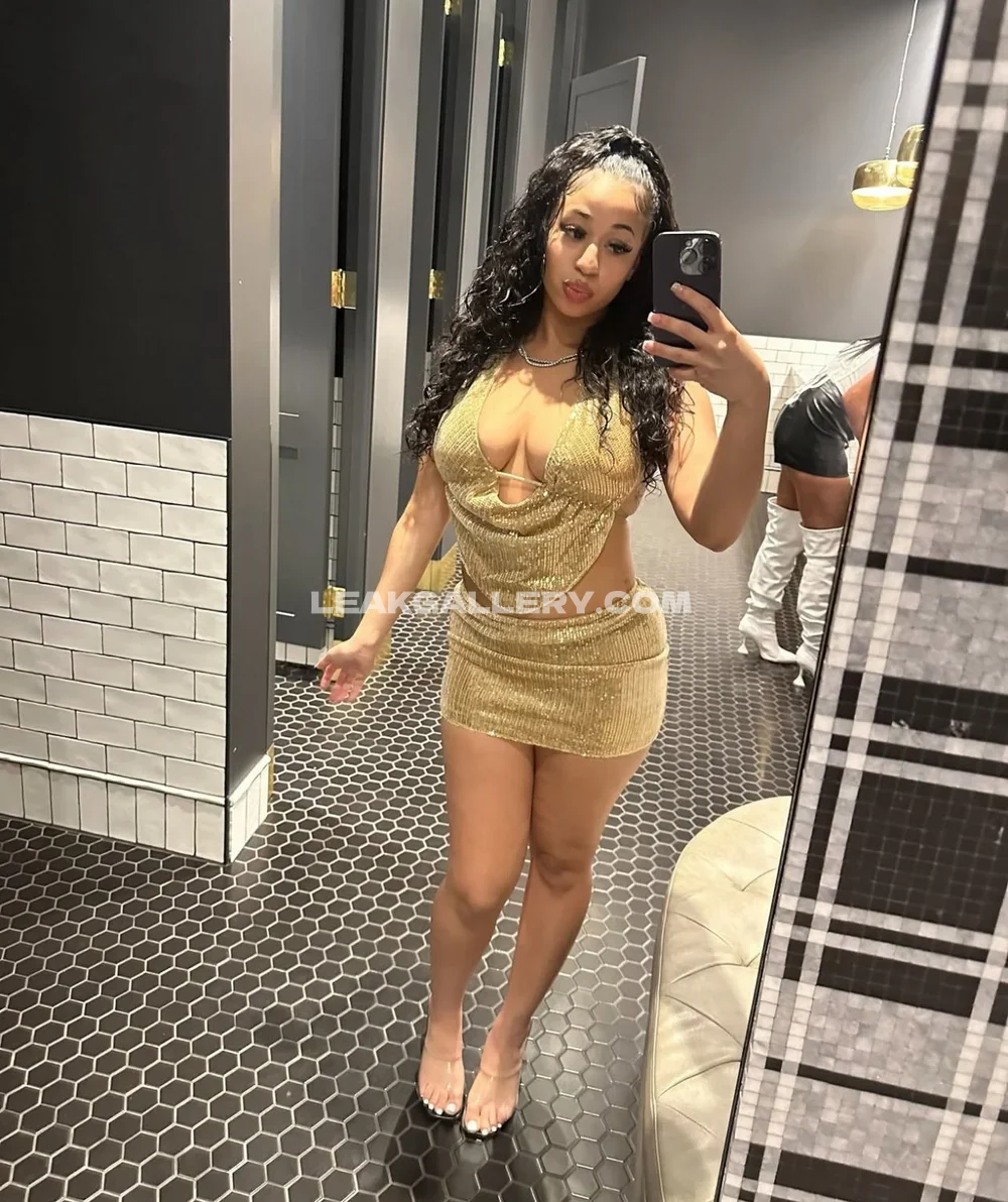 Jaden Newman Gold Sequin Top Tease OnlyFans Photo Leaked