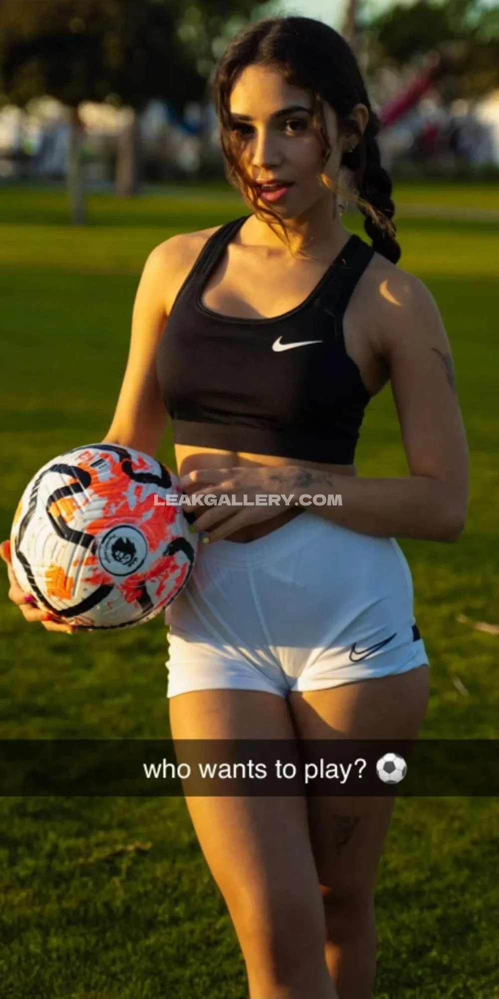 Jamieliz Sporty Top And Shorts OnlyFans Photo Leaked