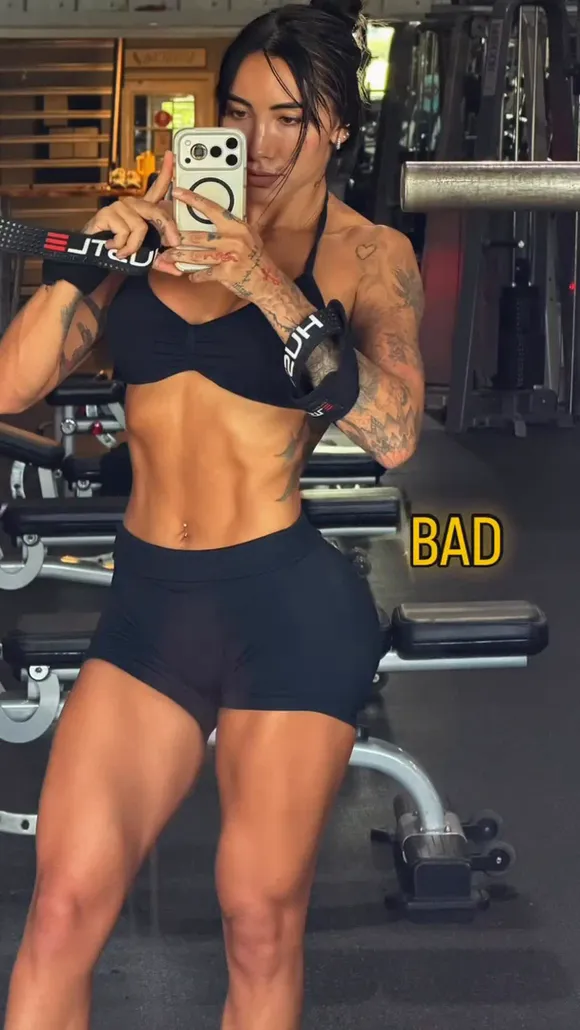 Jamielyn Muscle Flexing Gym Selfie OnlyFans Video Leaked