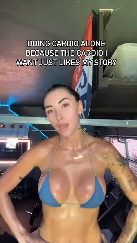 Jamielyn Sweaty Bikini Cardio Pose OnlyFans Video Leaked