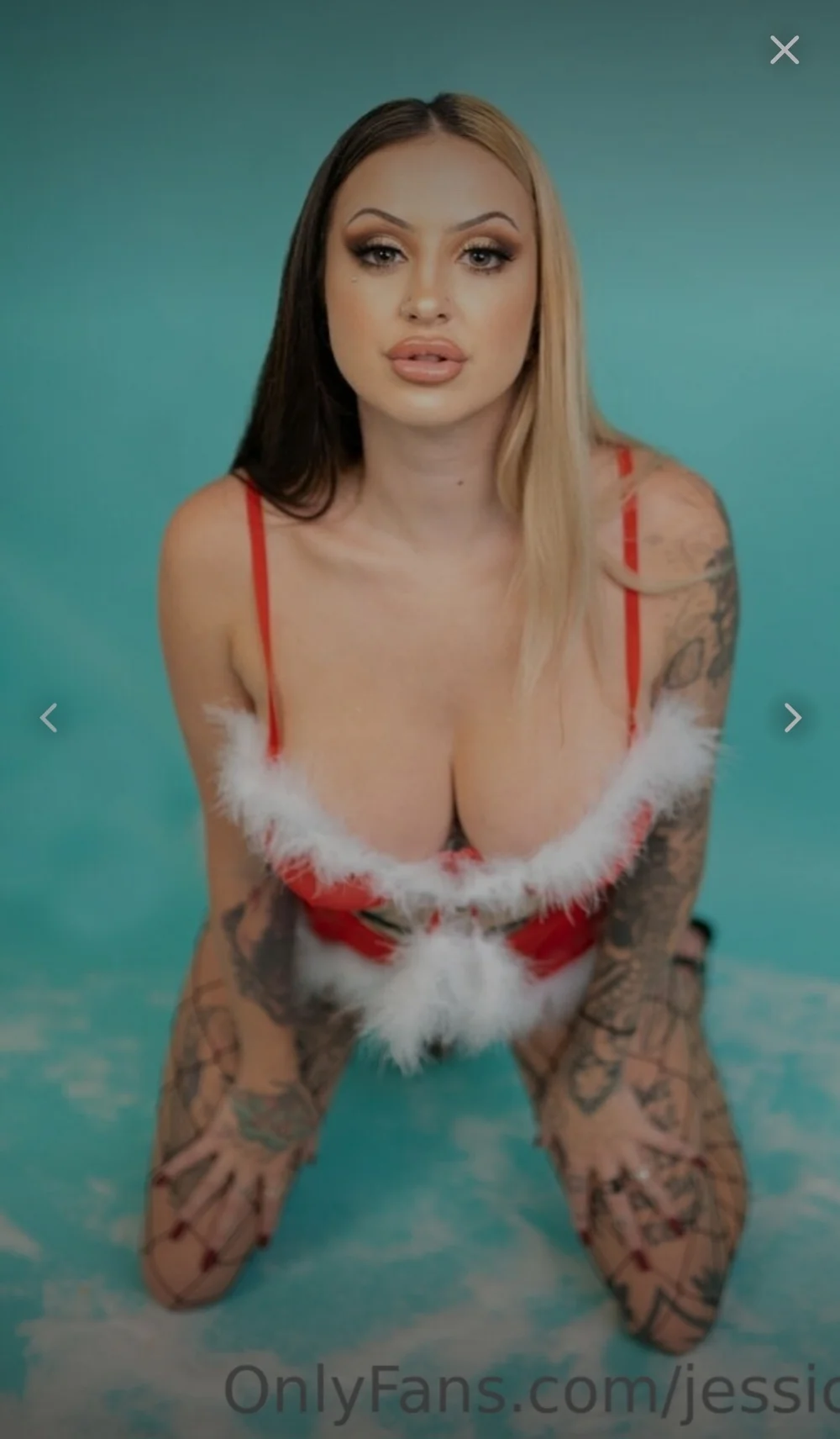 Jessicaisspoiled Red Bra With White Fur OnlyFans Photo Leaked