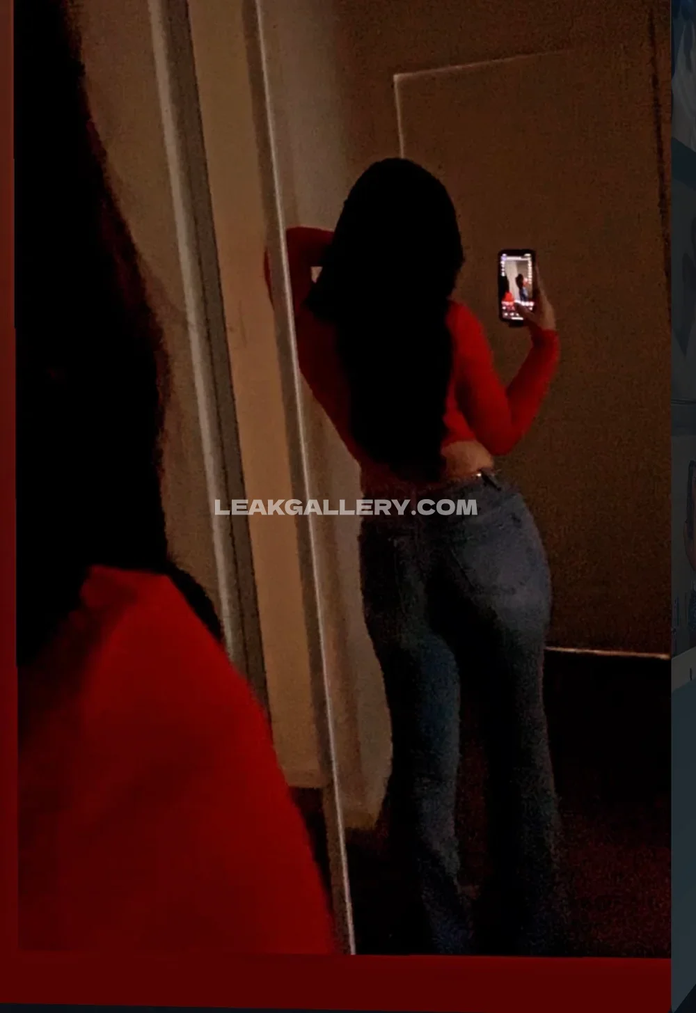 Jocelin_herrera Red Top Ass Pose OnlyFans Photo Leaked
