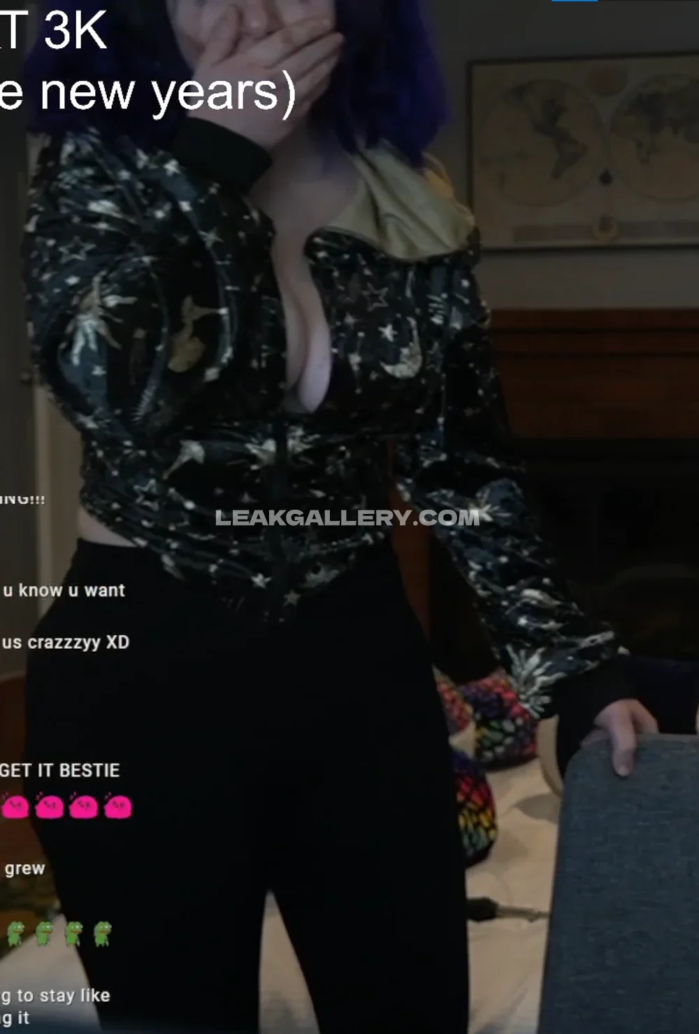 Justaminx Star Print Top Tease OnlyFans Photo Leaked