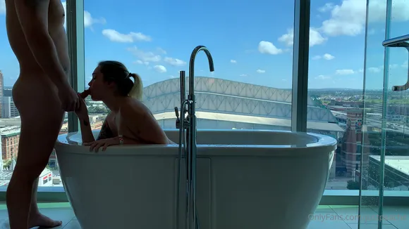 Justpeache Bathtub Blowjob Tease OnlyFans Video Leaked