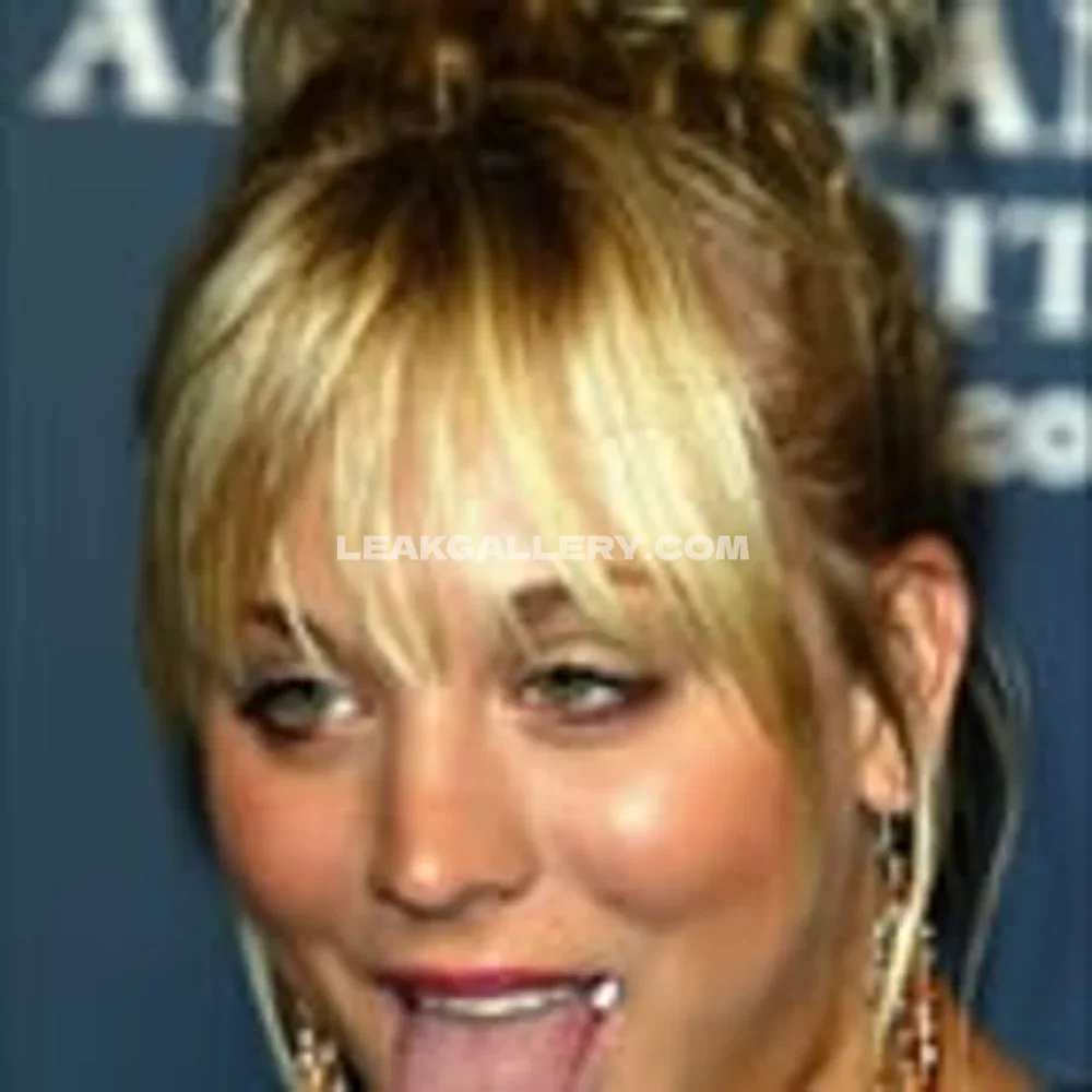 Kaleycuoco Tongue Out Red Carpet OnlyFans Photo Leaked