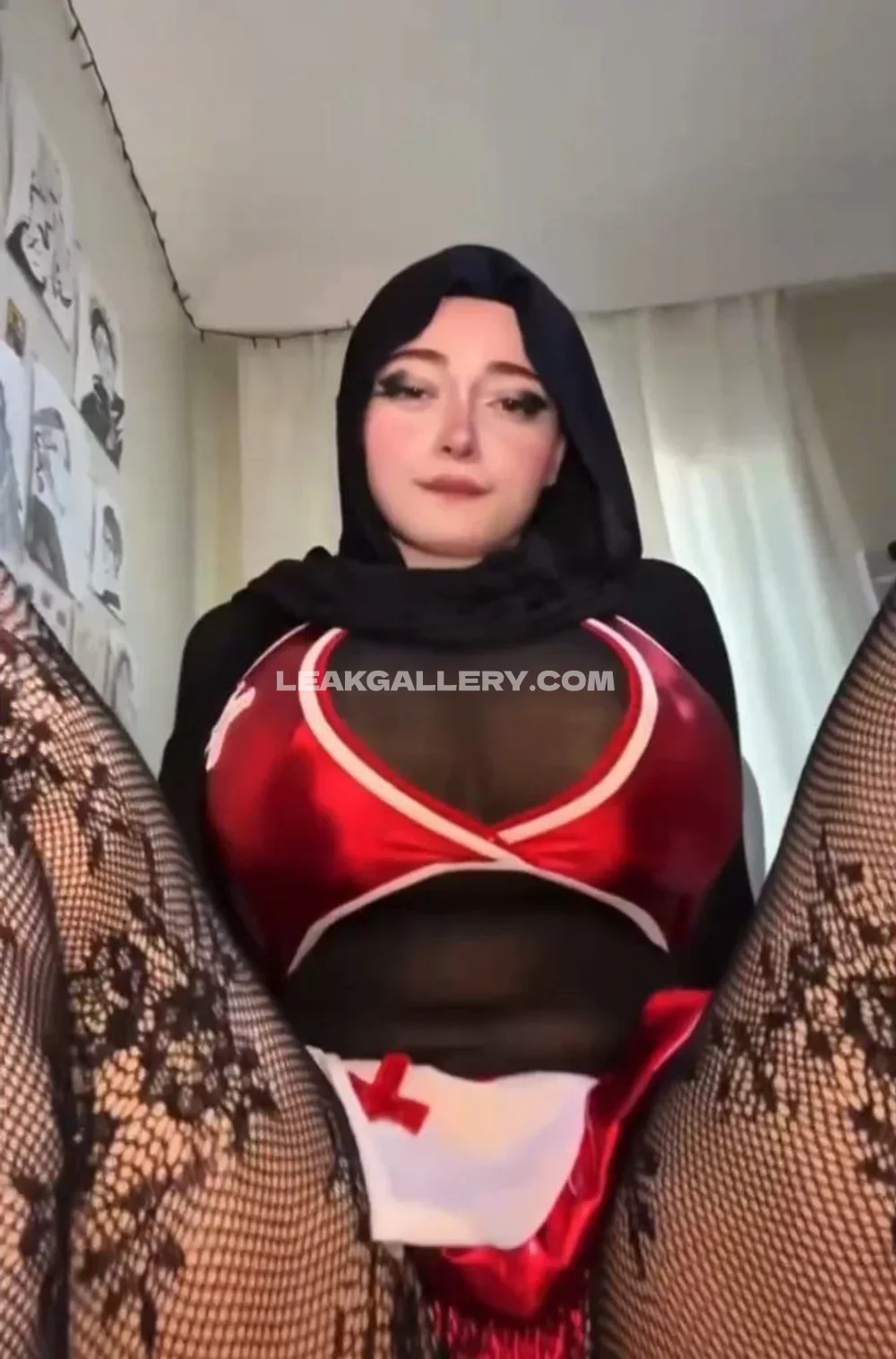 Zelal Nurse Costume Tease OnlyFans Photo Leaked