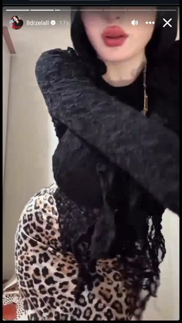 Zelal Leopard Print Leggings Pose OnlyFans Video Leaked