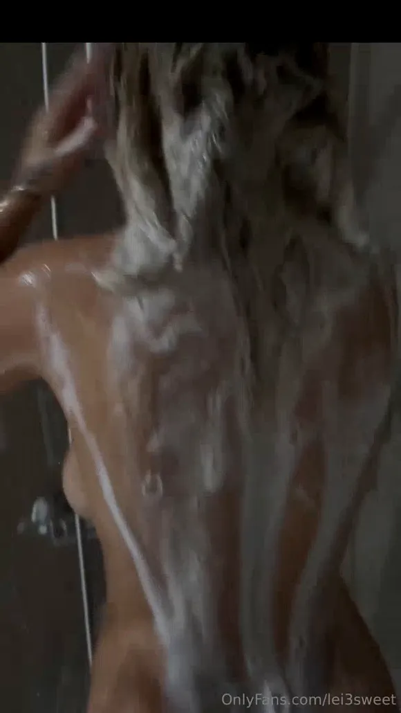 Lei 3 Sweet Soapy Back Shower OnlyFans Video Leaked