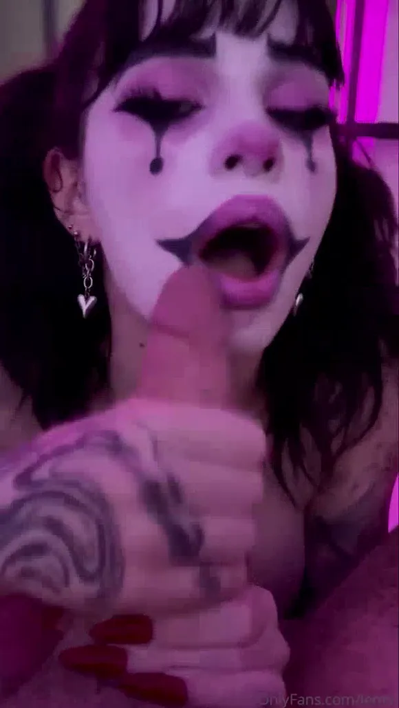 Lems7 Clown Makeup Blowjob OnlyFans Video Leaked