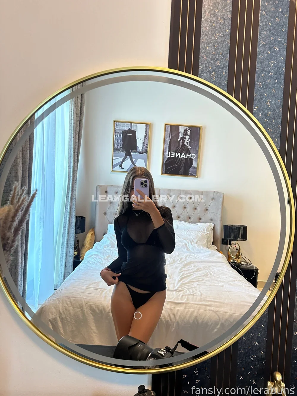 Lera_buns Sheer Black Bodysuit Tease OnlyFans Photo Leaked