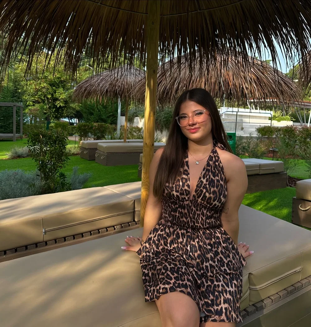 Lilou Secret Leopard Print Dress Pose OnlyFans Photo Leaked