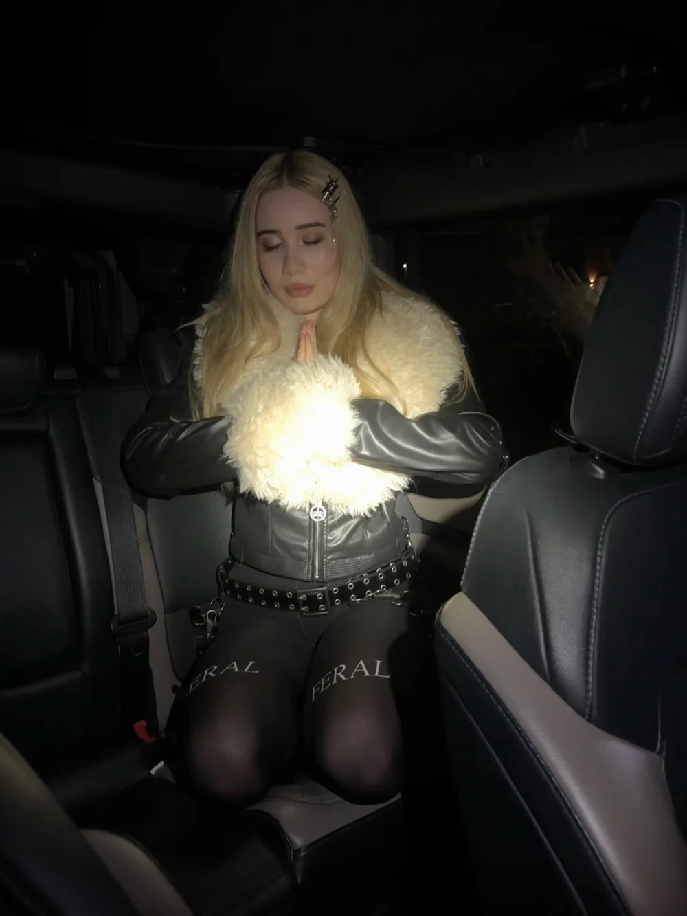 Liltay Leather Jacket Kneeling Pose OnlyFans Photo Leaked