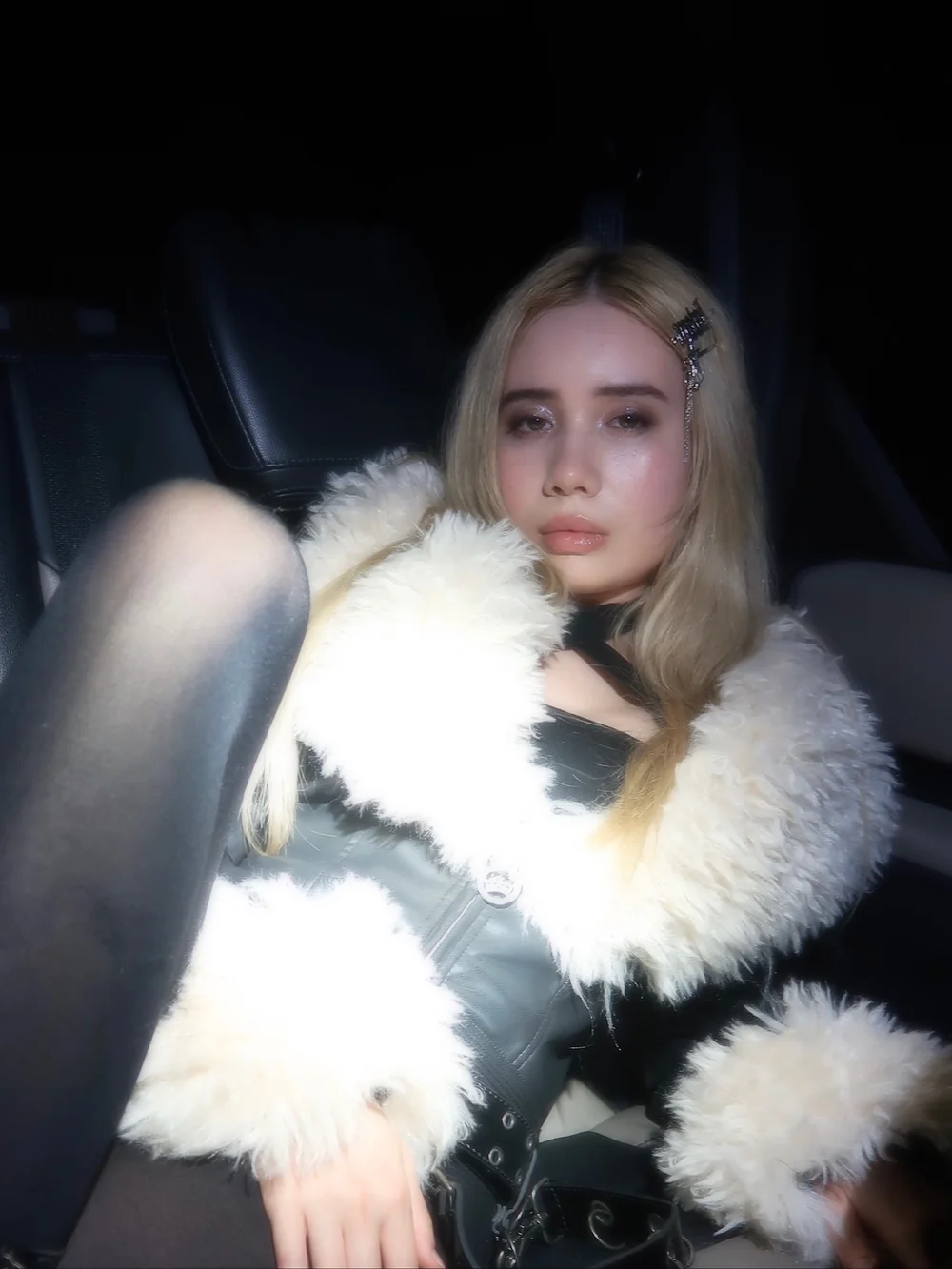 Liltay Furry Coat Car Pose OnlyFans Photo Leaked