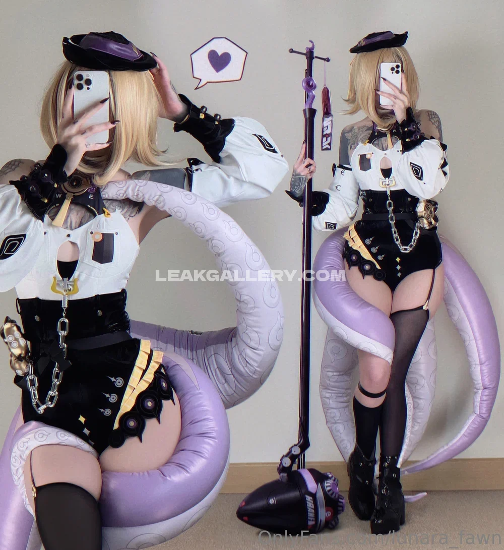 Lunara_fawn Thong Bodysuit With Tail OnlyFans Photo Leaked