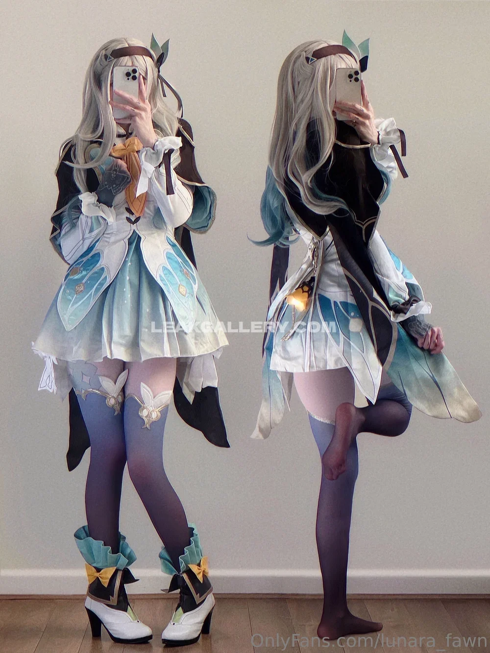 Lunara_fawn Cosplay Skirt And Stockings OnlyFans Photo Leaked