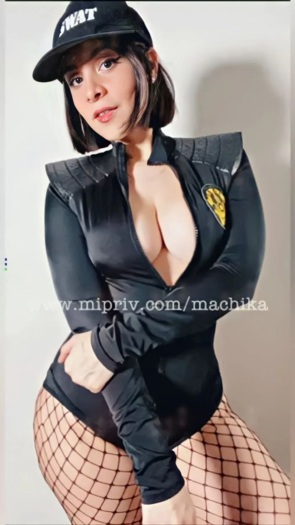 Machika SWAT Costume Pose OnlyFans Photo Leaked