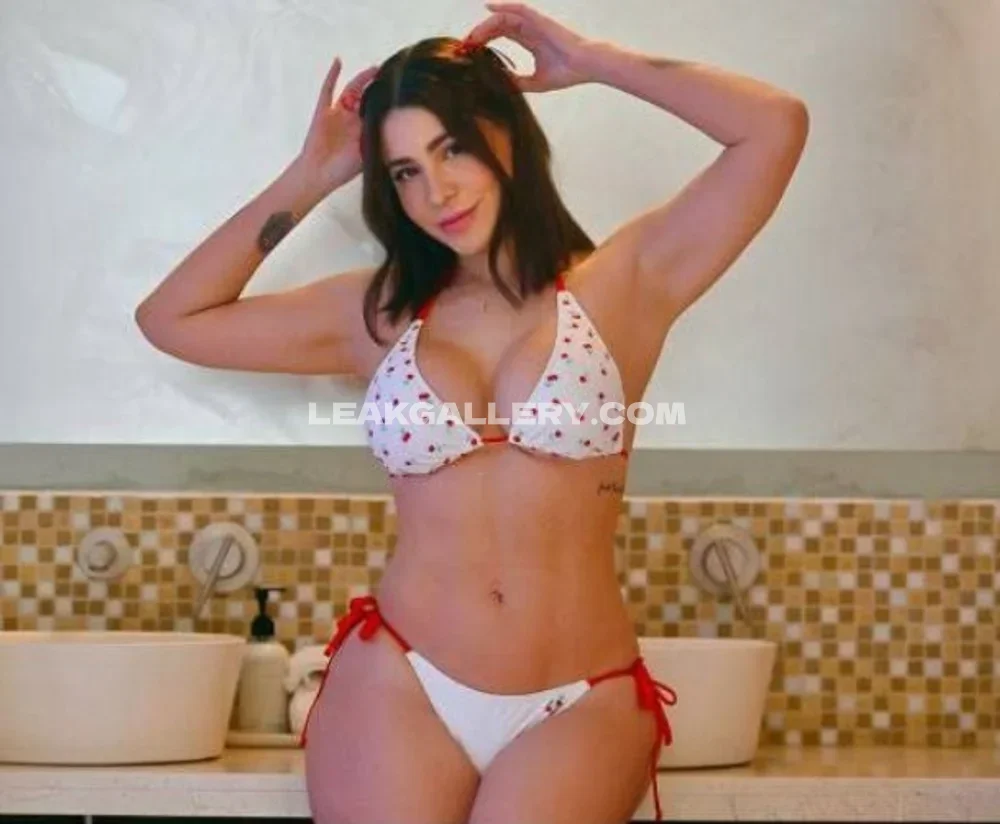 Machika Cherry Print Bikini Pose OnlyFans Photo Leaked