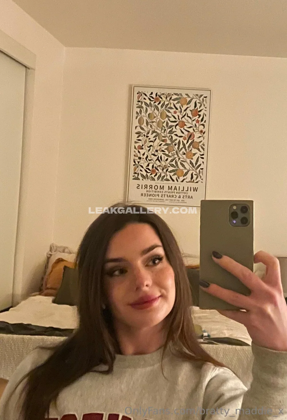 Maddiewrenx Mirror Selfie In Sweatshirt OnlyFans Photo Leaked