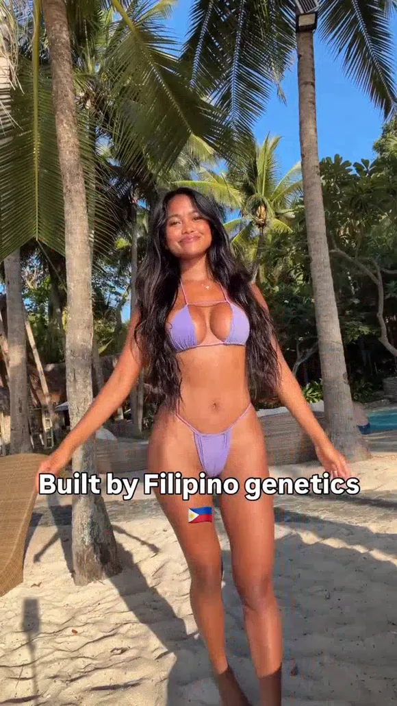 Maeurn1 Purple Bikini Beach Pose OnlyFans Video Leaked