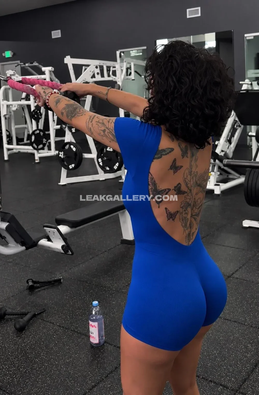 Malutrevejo18 Gym Workout In Blue Bodysuit OnlyFans Photo Leaked