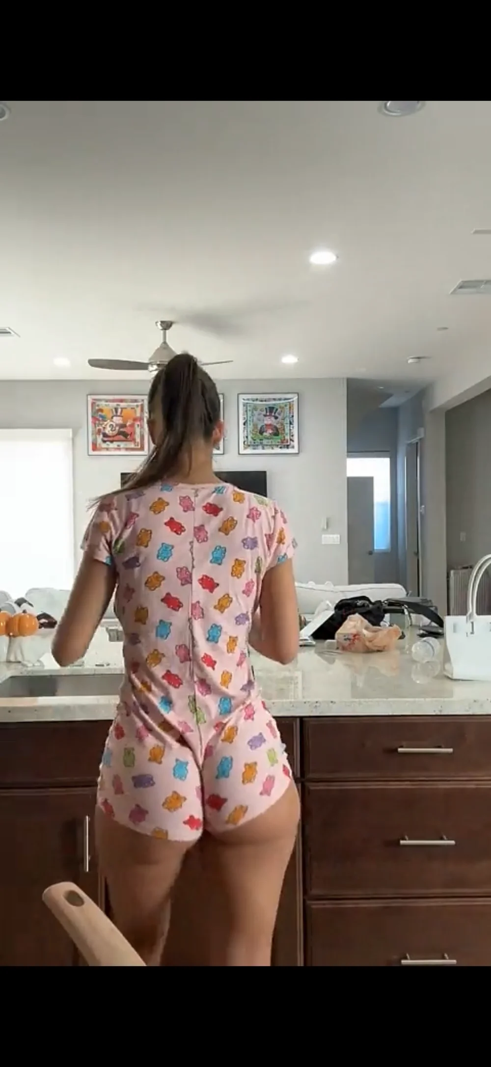 Mikalafuente Pink Gummy Bear Bodysuit OnlyFans Photo Leaked