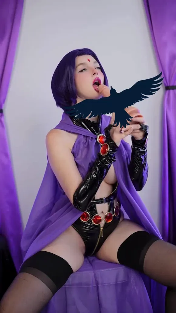 Mikomin Purple Cape Cosplay OnlyFans Video Leaked