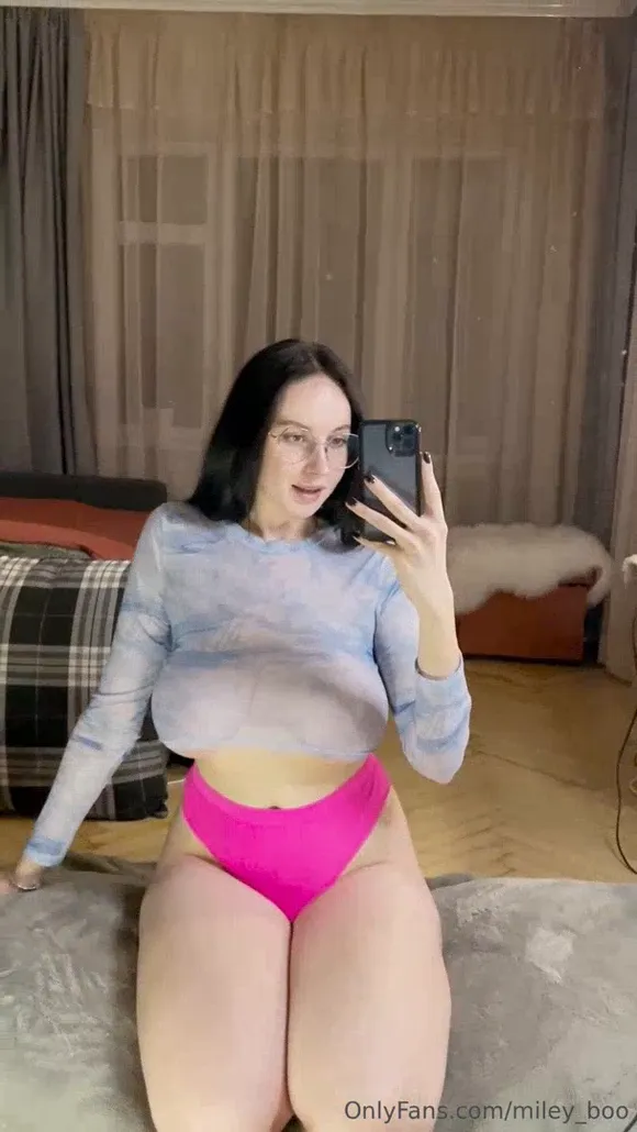 Miley_boo Sheer Top And Pink Thong OnlyFans Video Leaked