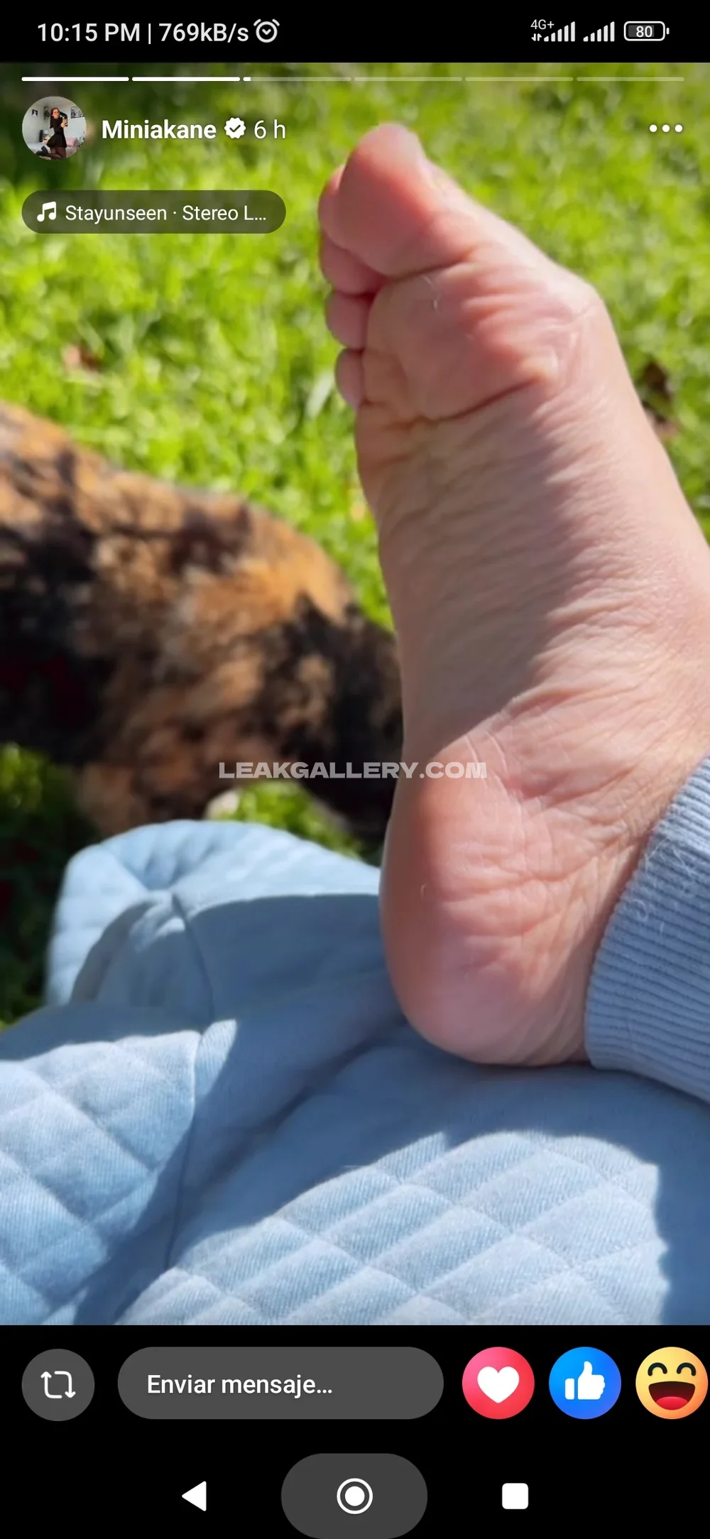 Miniakane_chavez Bare Foot Flexing OnlyFans Photo Leaked
