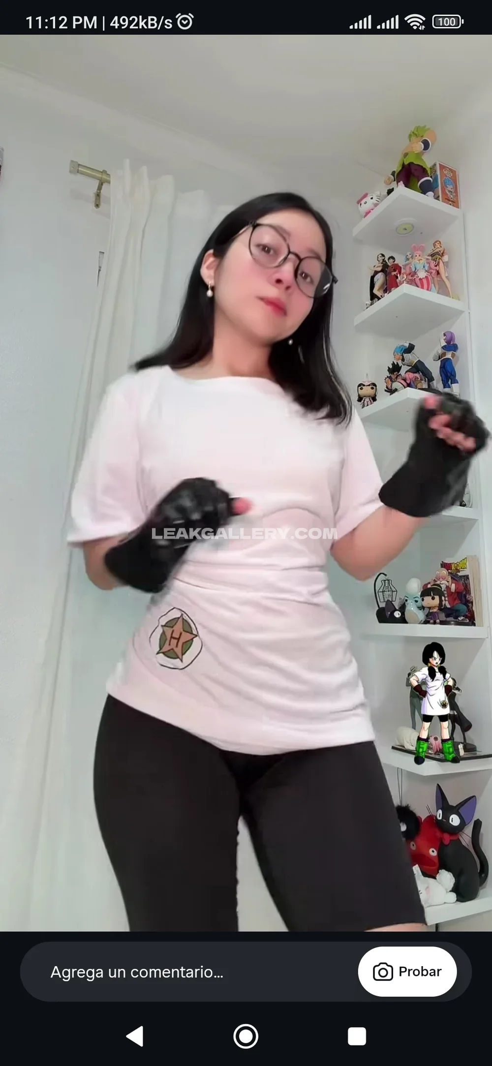 Miniakane_chavez Casual T-Shirt Pose OnlyFans Photo Leaked