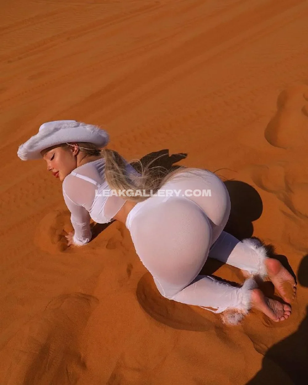 Musatovakk White Sheer Bodysuit Crawl OnlyFans Photo Leaked