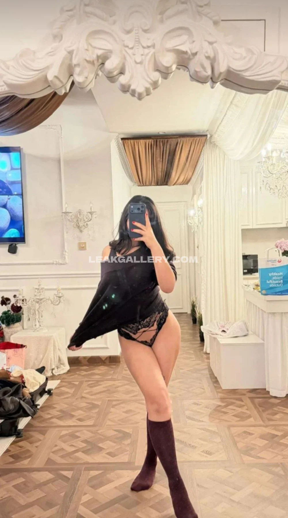 Muskankaria Lace Bodysuit Mirror Selfie OnlyFans Photo Leaked