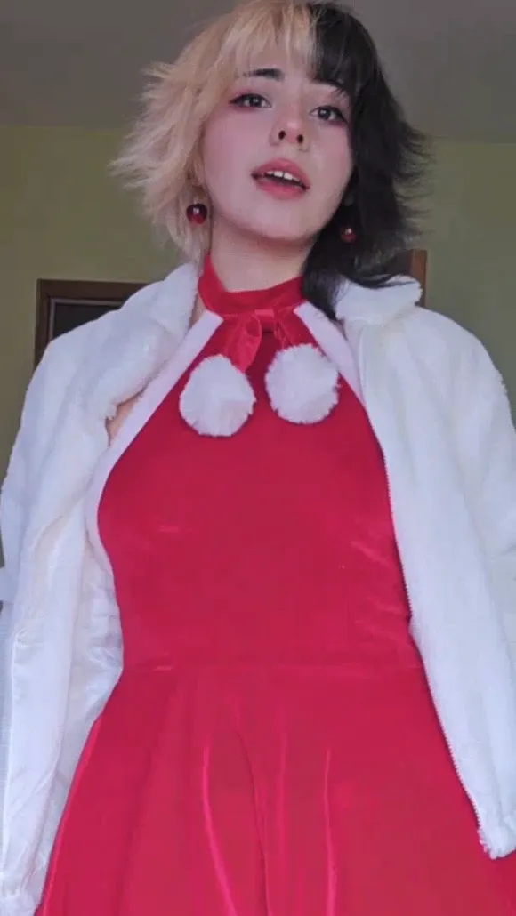 Nathali_the_killer Red Dress With White Coat OnlyFans Video Leaked