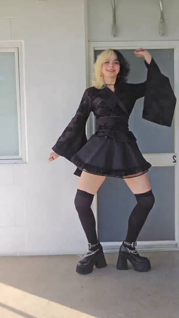Nathali_the_killer Black Dress Pose OnlyFans Video Leaked