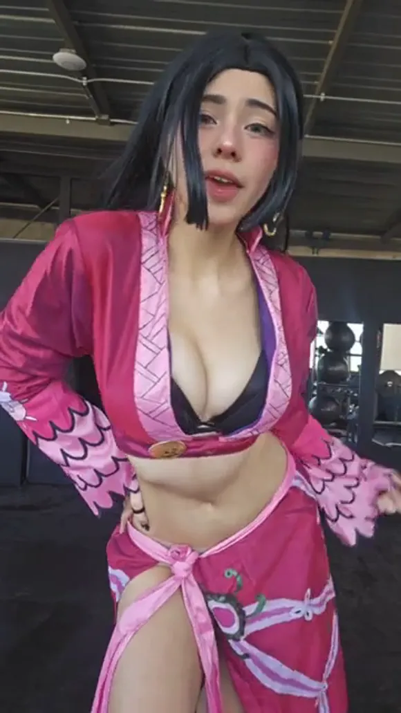 Nathali_the_killer Pink Kimono Cosplay Tease OnlyFans Video Leaked