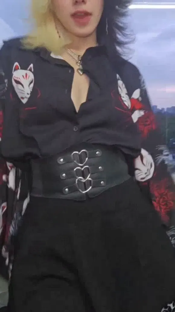 Nathali_the_killer Fox Print Shirt Tease OnlyFans Video Leaked