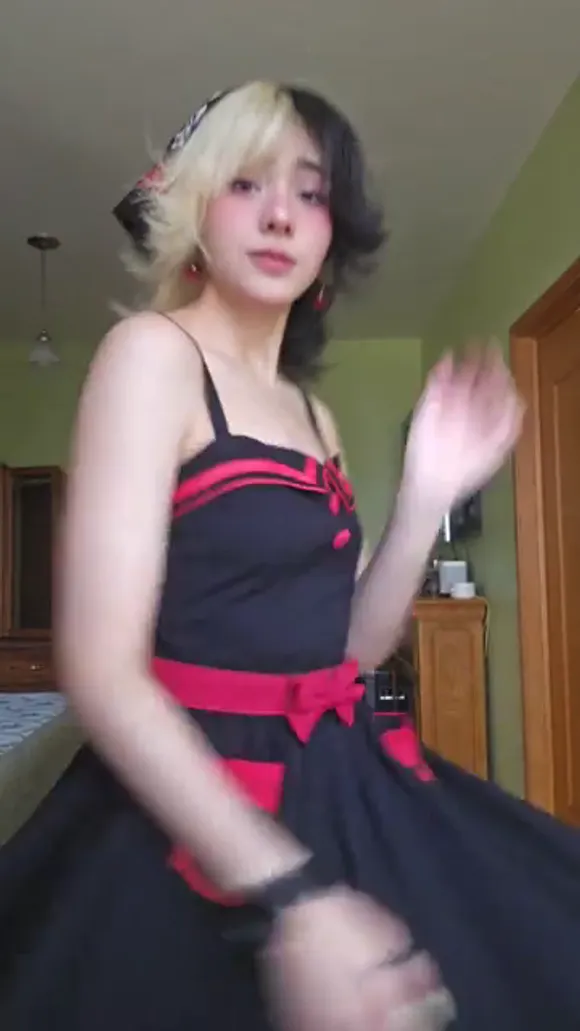 Nathali_the_killer Black Dress Twirling OnlyFans Video Leaked