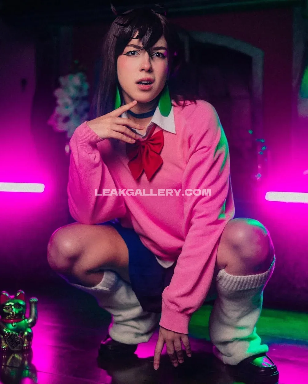 Nerokoi Schoolgirl Outfit Squat OnlyFans Photo Leaked