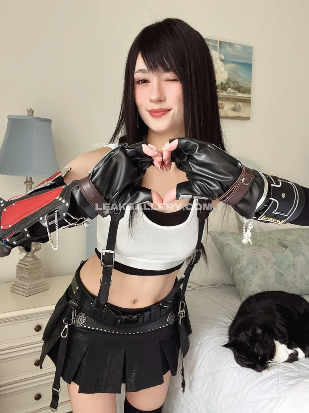 _nineiota Black Hair Cosplay Heart OnlyFans Photo Leaked